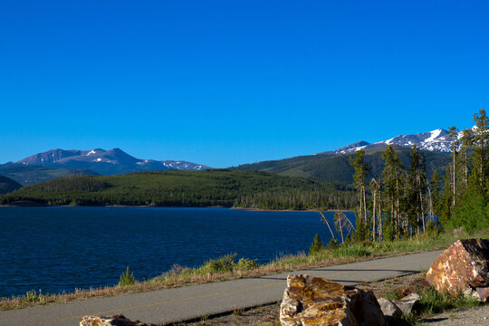 Dillon Reservoir In The Colorado Rockies