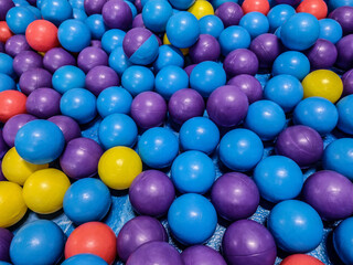 colorful balls for kids - playing concept