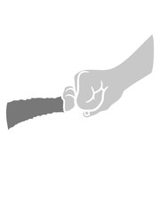 Pfote Fist Pump Katze 