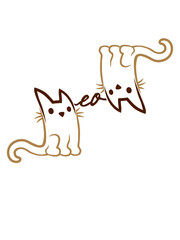 Meow 2 süße Katzen 
