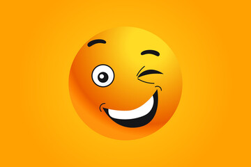 smiley face with smile