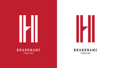 Letter H Logo Design With a Combination of Building Illustrations. Premium and Elegant Concept . Vector Template