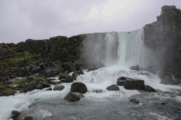 iceland waterfall