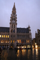 Obraz premium belgium town square
