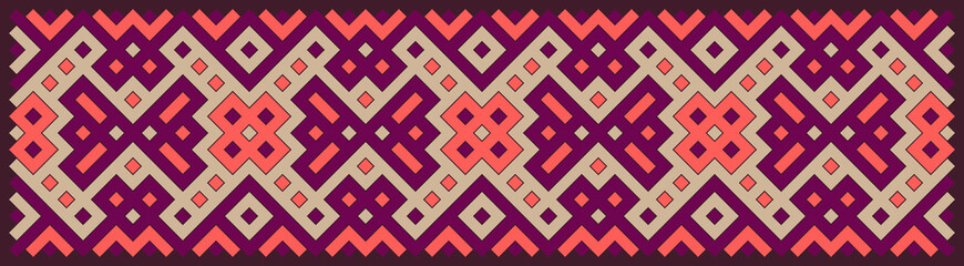 Multicolor truchet tiling connections illustration