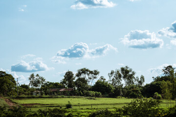 landscape with clouds