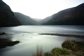Paisaje ideal para fondo de publicación, Wicklow Irlanda 