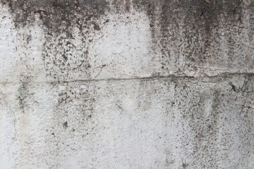 Obraz premium Peeling off the background paint grunge textured wall with black stains.