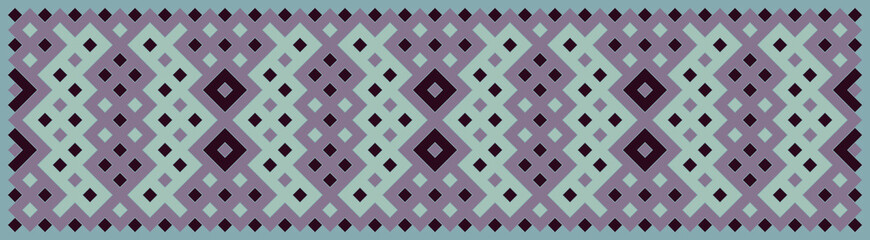 Multicolor truchet tiling connections illustration