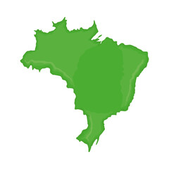 green brazil map
