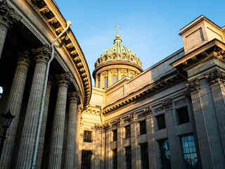 dome of Kazan Cathedral in St Petersburg