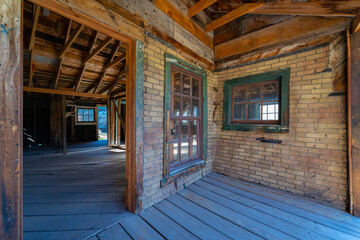 Fototapeta na wymiar Animas Forks, historic mining town in southern Colorado, America, USA.