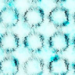 Aegean Teal green grunge wash linen print pattern. Modern rustic nantucket distressed fabric textile effect background in nautical maritime style. Tie dye worn home decor fashion geometric design