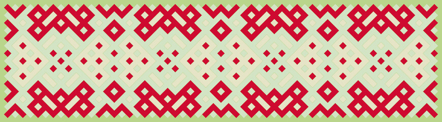 Multicolor truchet tiling connections illustration