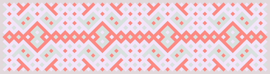 Multicolor truchet tiling connections illustration