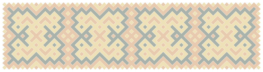 Multicolor truchet tiling connections illustration