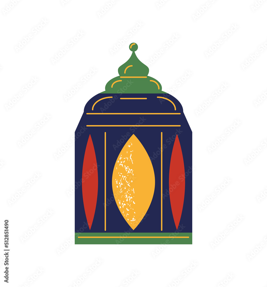 Poster arabic lantern decoration