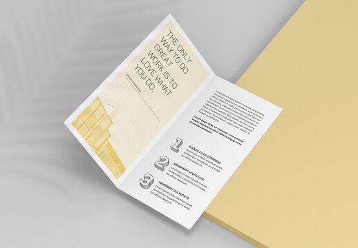 Dl Bifold Brochure Mockup