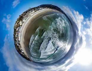 A Spherical Panoramic Panorama View of La Jolla Shores, San Diego, California