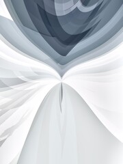 White, blue, and gray abstract shape technology background.