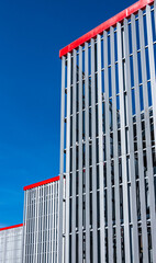 modern facade of an industry building