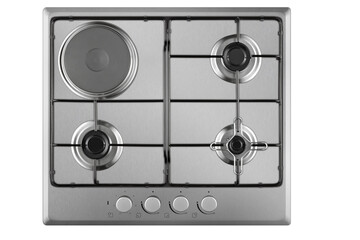 Stove with clipping path on white background