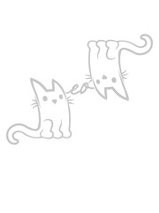 2 süße Katzen Meow 