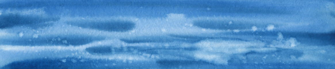 Watercolor abstract background. Drawing on paper with watercolors similar to clouds.