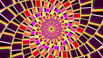 beautiful vortex rainbow spiral fibonacci sequence golden ratio