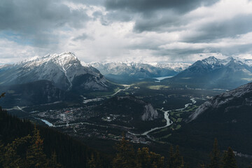 Banff Gondola Summit - obrazy, fototapety, plakaty
