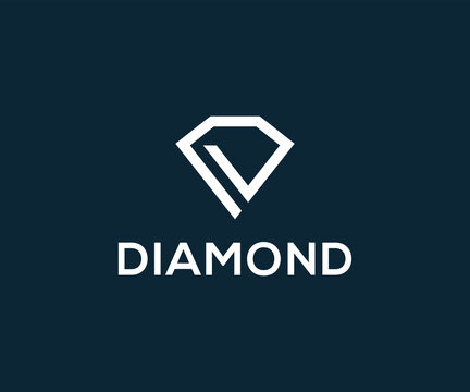 Creative abstract diamond logo design vector.