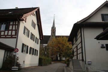 Fototapeta na wymiar Kappel am Albis, Municipality in Switzerland