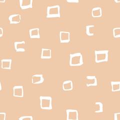 Vector seamless pattern with hand drawn elements. Cute design for textile, wallpaper, wrapping paper.