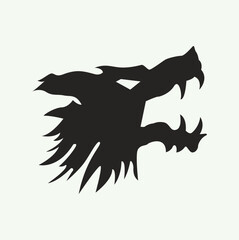 Gangrel vampire clan in flat style vector illustration.	
