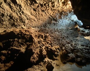 inside the cave