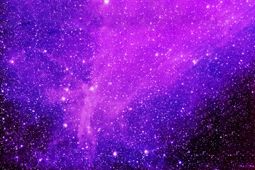Fototapeta na wymiar Blue space nebula with stars. Elements of this image furnished by NASA