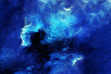 Blue beautiful galaxy. Elements of this image furnished by NASA