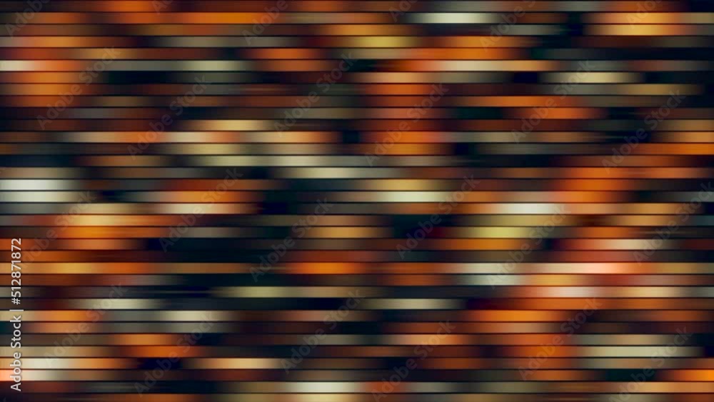 Poster blurred stripes shimmering pattern. motion. colored segments flowing on a black background .