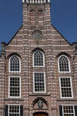 Fototapeta na wymiar The Heilige Lodewijkkerk, also called the St. Louis Church, is a Roman Catholic church at the Steenschuur in Leiden. Leiden, South Holland, the Netherlands.