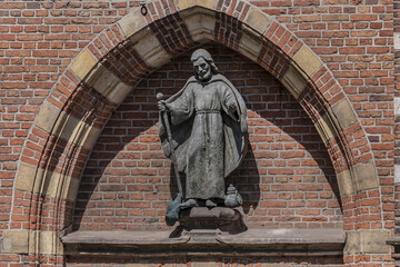 The Heilige Lodewijkkerk, also called the St. Louis Church, is a Roman Catholic church at the Steenschuur in Leiden. Leiden, South Holland, the Netherlands.