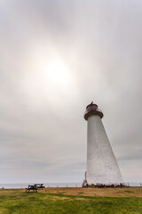Point Prim Light house, Northumberland Strait, Belfast, Prince Edward Islands. Built in 1845, a...