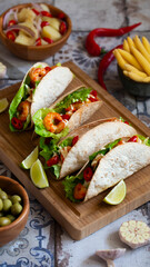 Shrimp taco