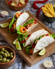 Shrimp taco