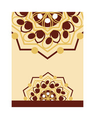 mandalas flower motif