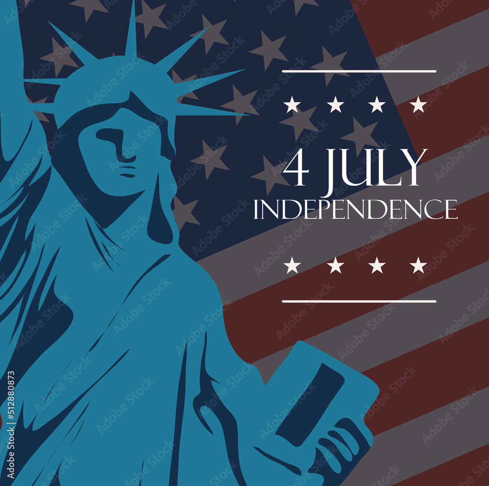 Poster 4 july usa independence day