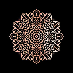 Mandala Flower Art Logo Background Design