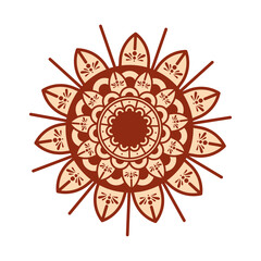 Obraz na płótnie Canvas mandala decoration icon