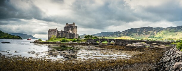 Eilean Donan Castle, NC500, Highland, Scotland, UK

