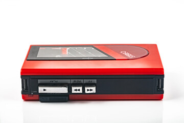 Obraz premium Audio cassette player