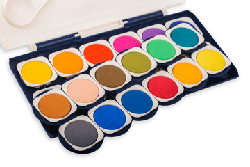 Fototapeta premium Palette Watercolors